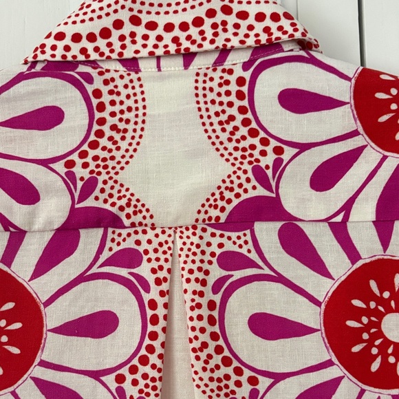 Farm Vibrant Floral Button-Up sz xs - Picture 5 of 9
